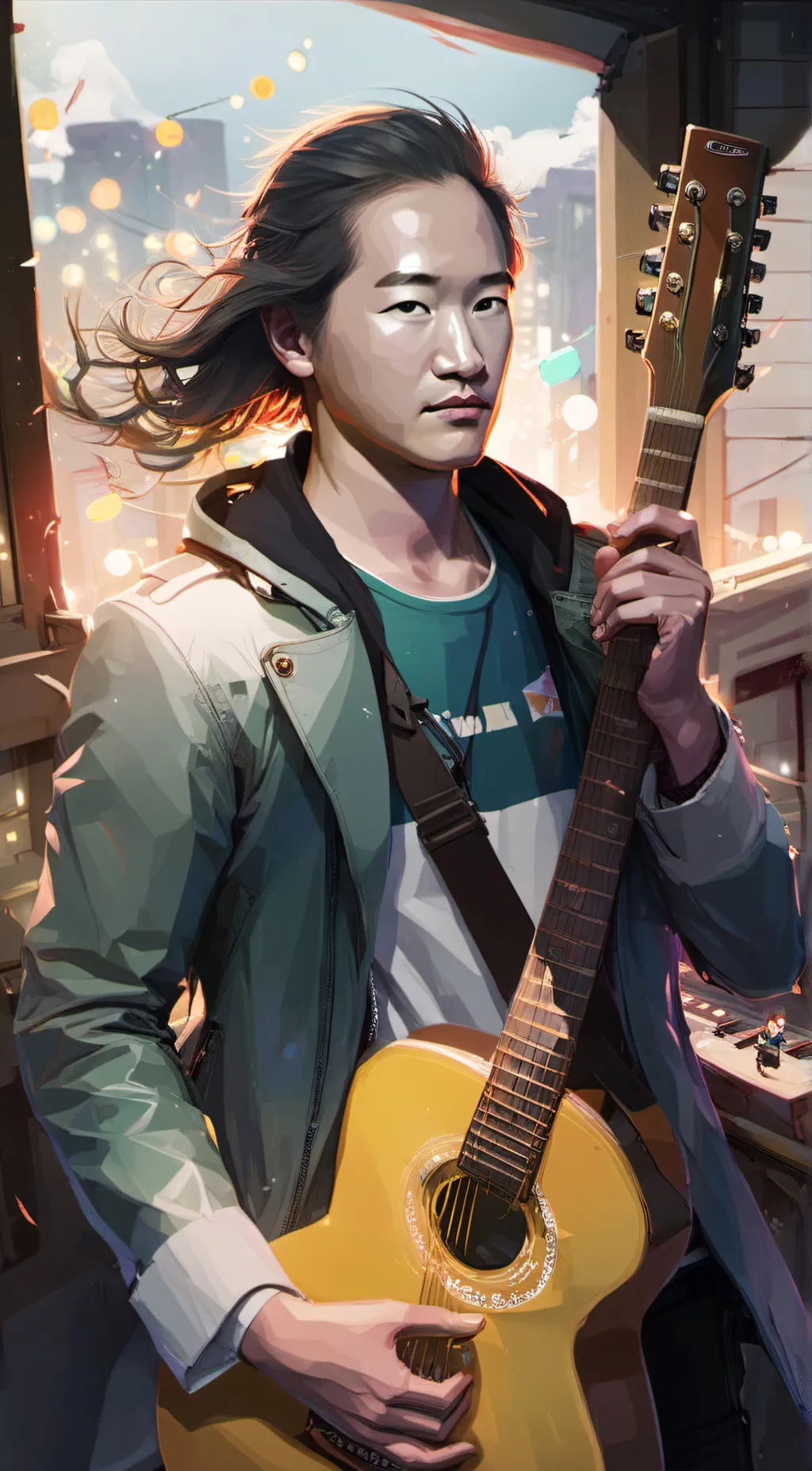 ai character: Herman Li background