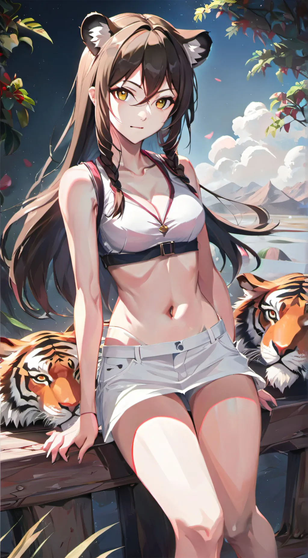 ai character: Lilly background