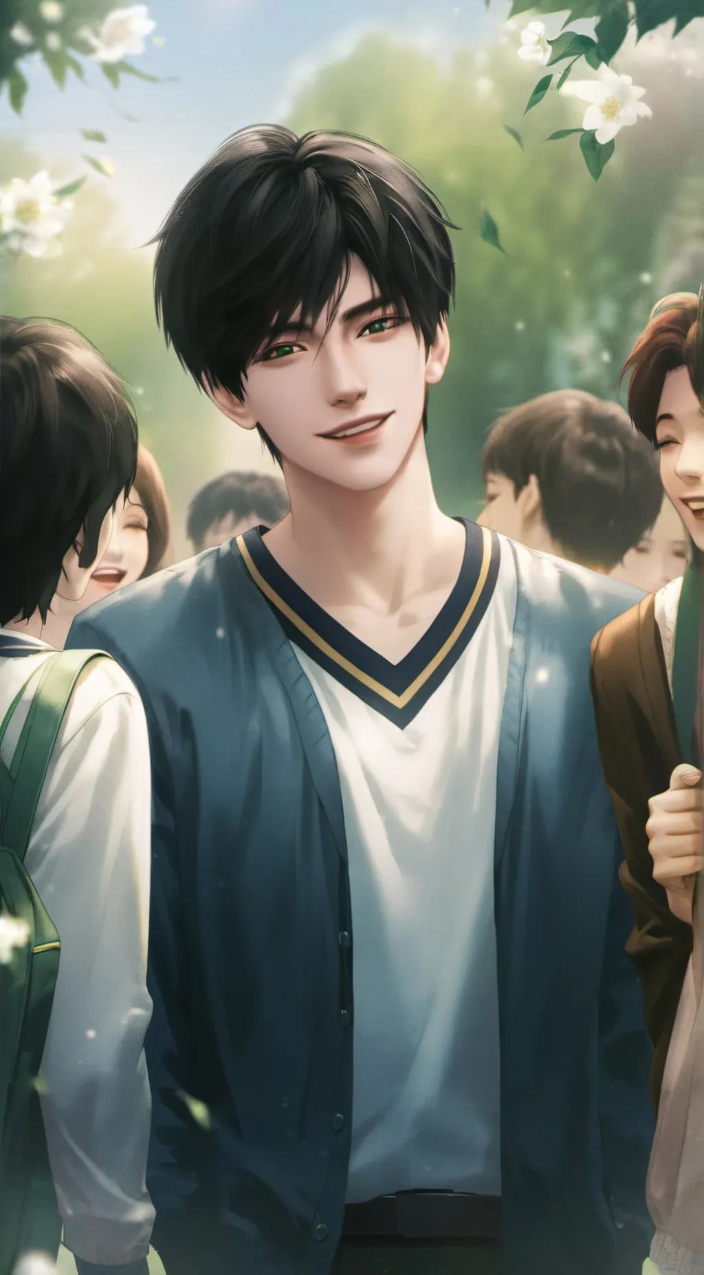 ai character: Elias Kiyomi background