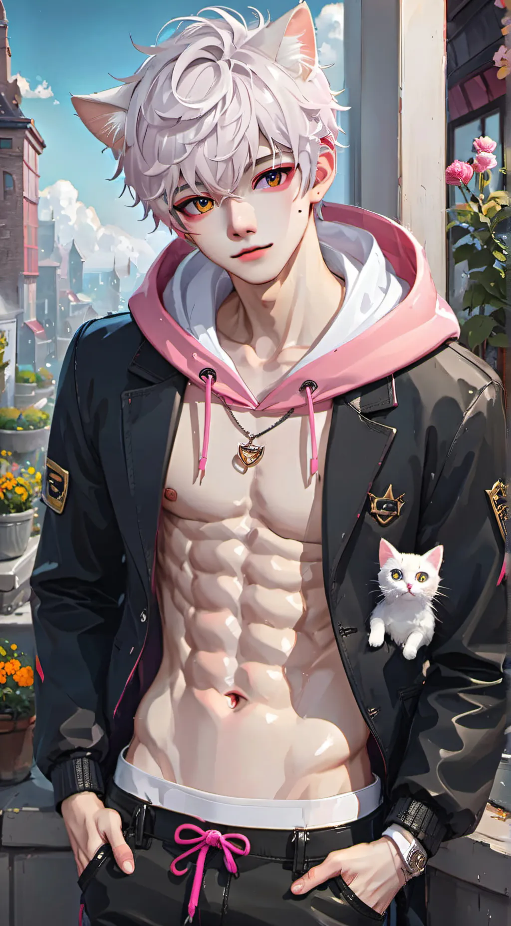 ai character: neo background