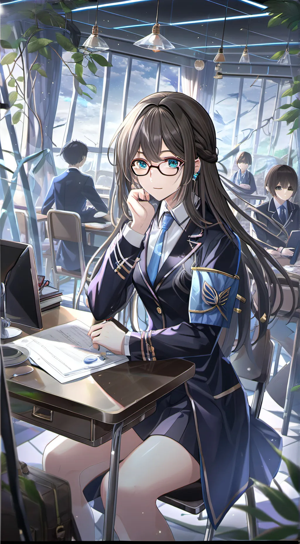 ai character: Mha background