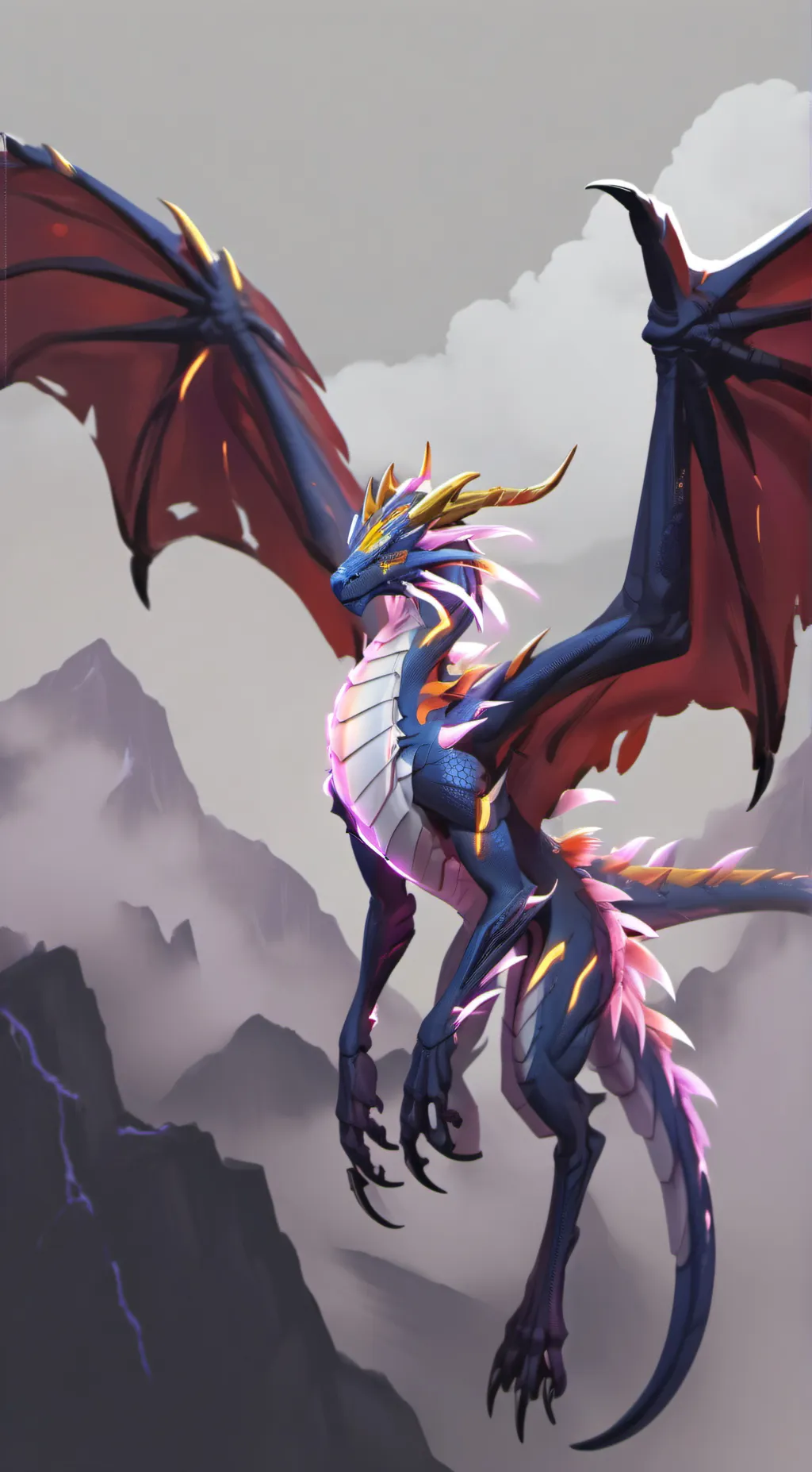 ai character: Glory,wings offire background