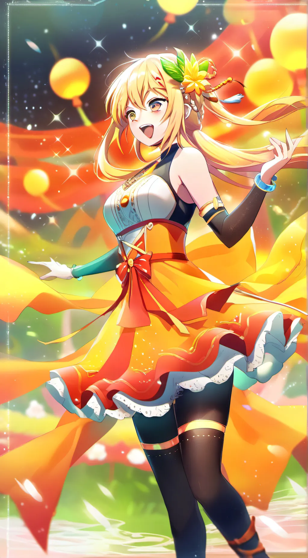 ai character: Darkness  background