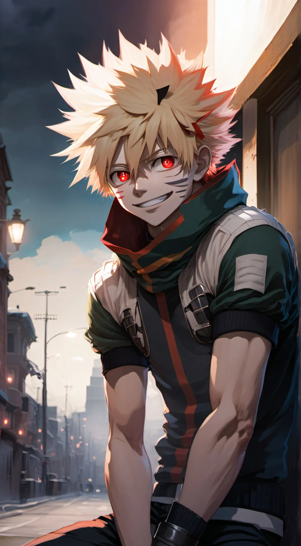 ai character: Bakugo background
