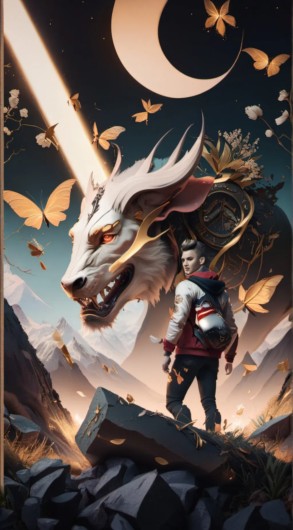 ai character: sundrop and mondro background