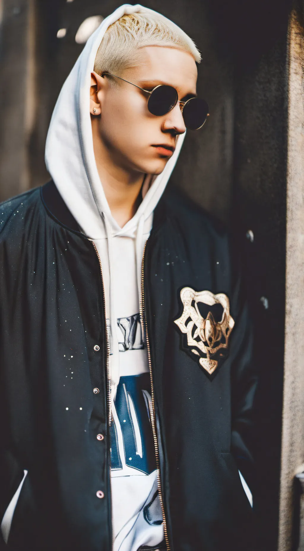 ai character: slim shady background