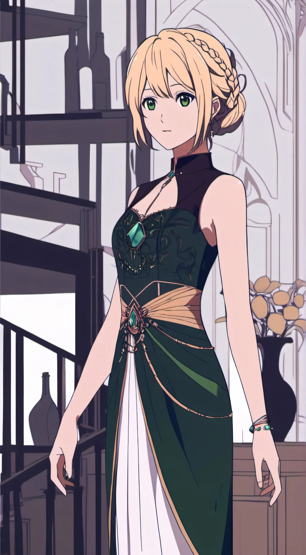 ai character: Elaine background