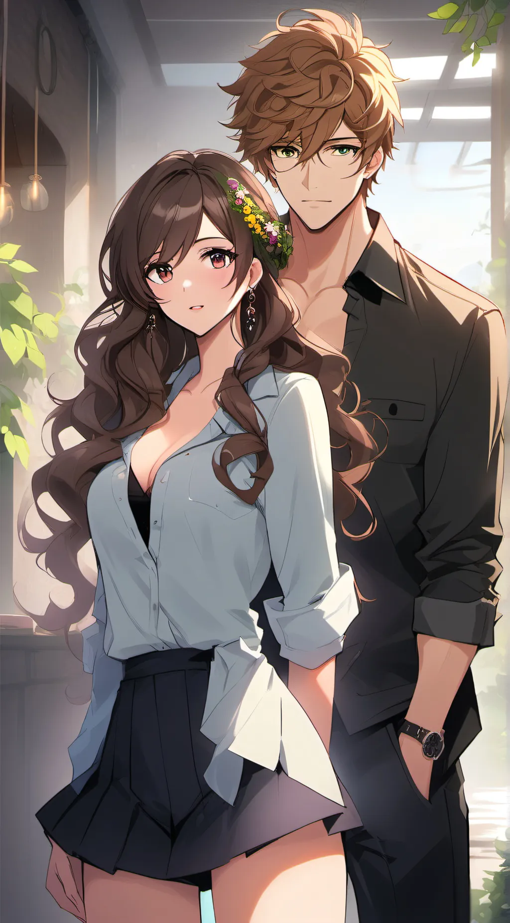 ai character: kathrine and jake background