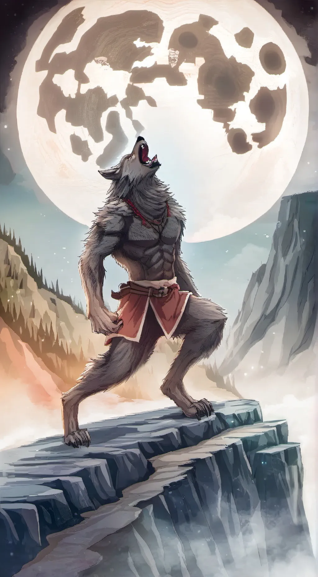 ai character: werewolf (Bryan)  background
