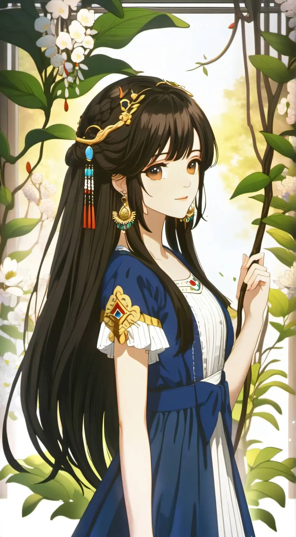 ai character: Lilly background