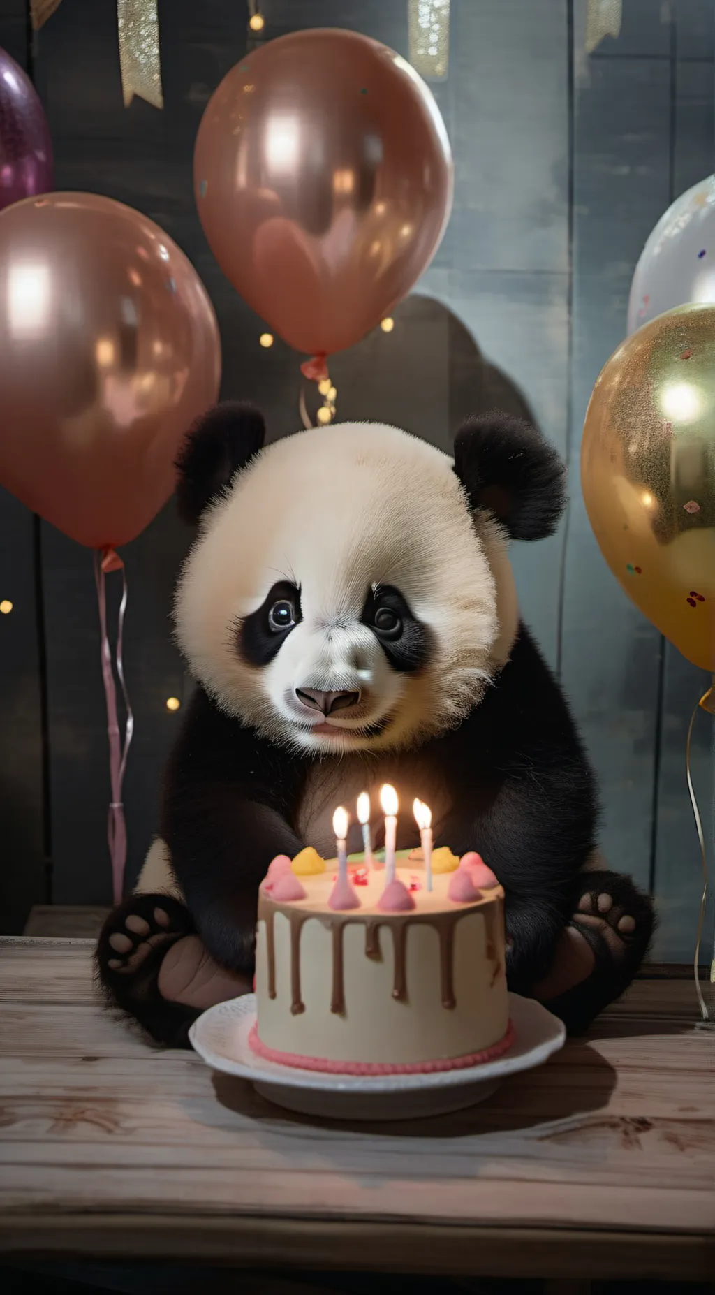 ai character: Sparkles background