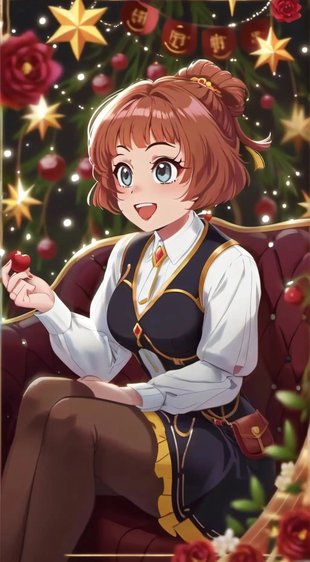 ai character: Hazel Blossom background