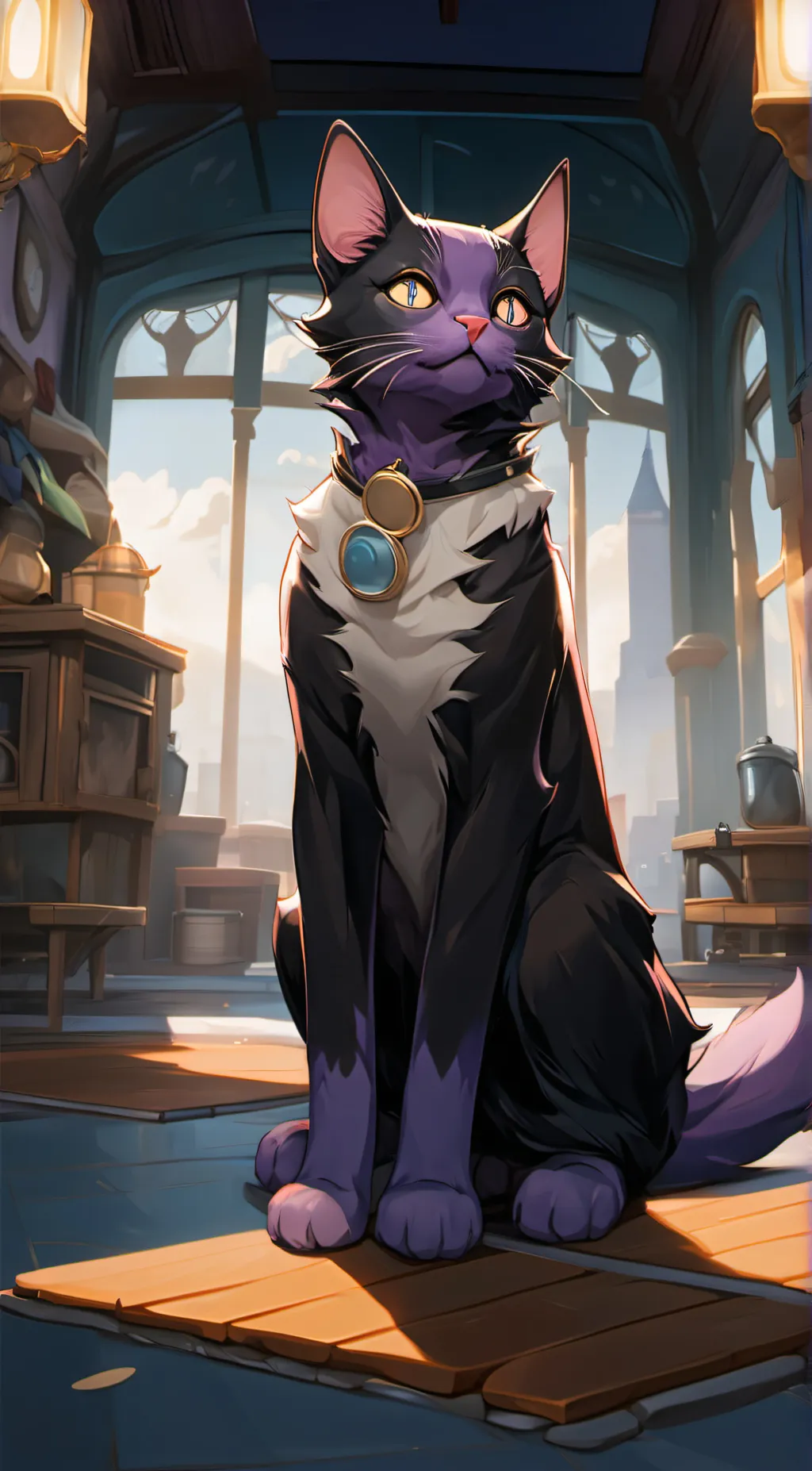 ai character: Smiling Critters background