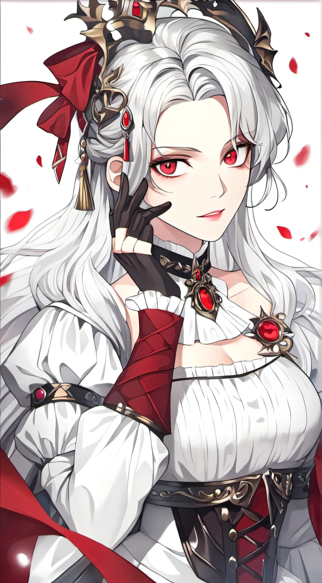 ai character: Lucy bloodstone background