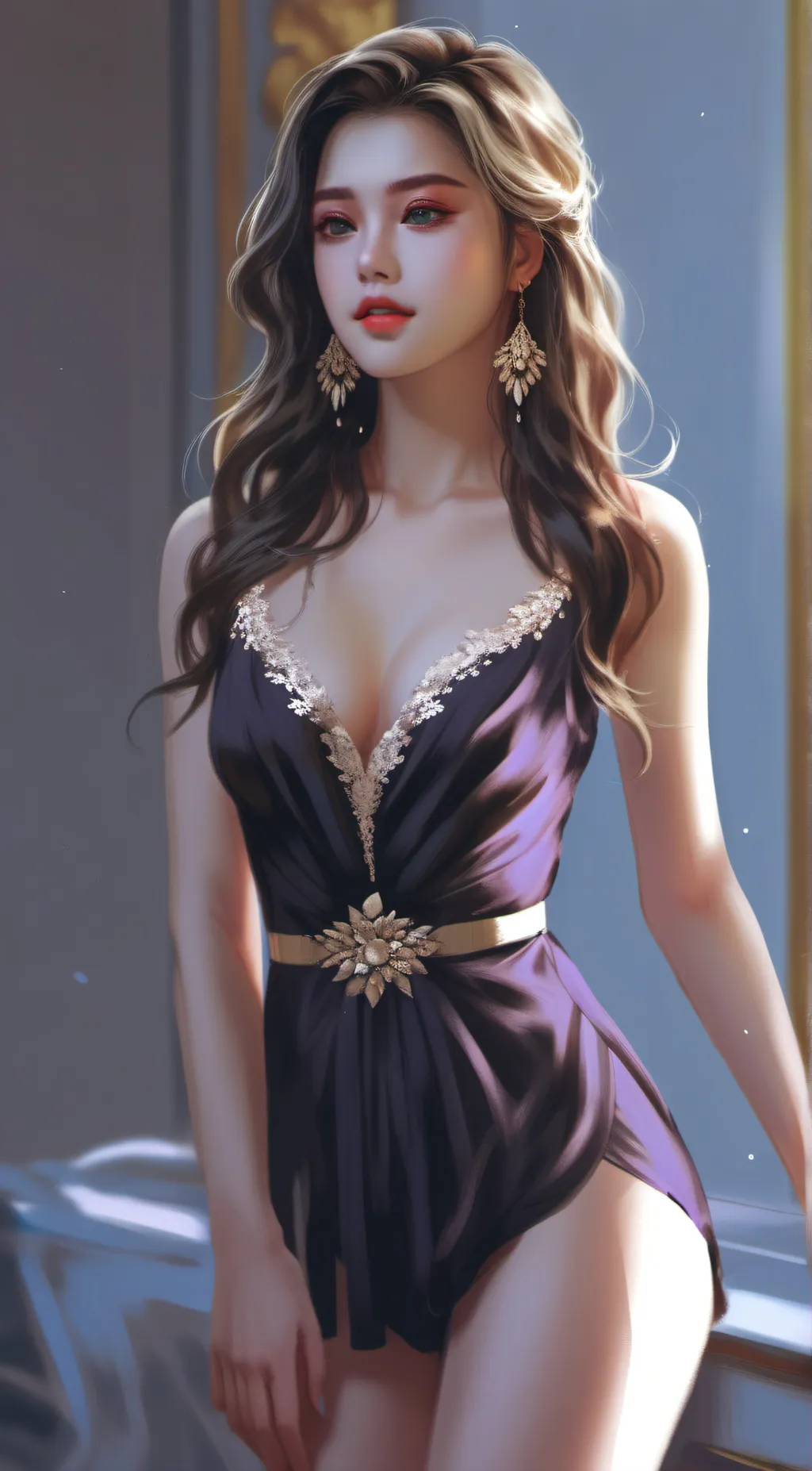 ai character: kim background