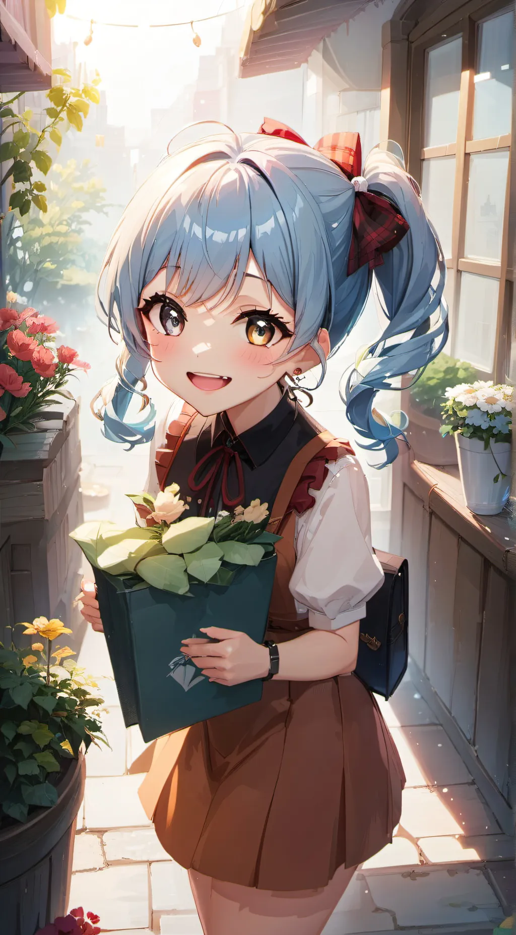 ai character: luna background