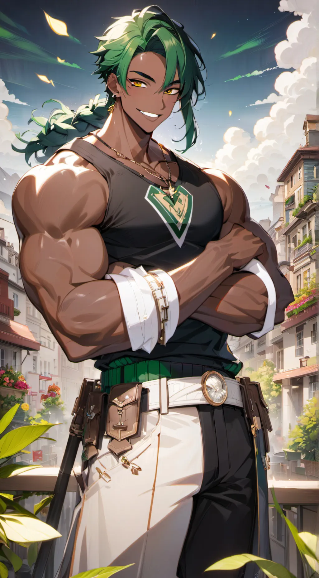 ai character: Baby Daddy background