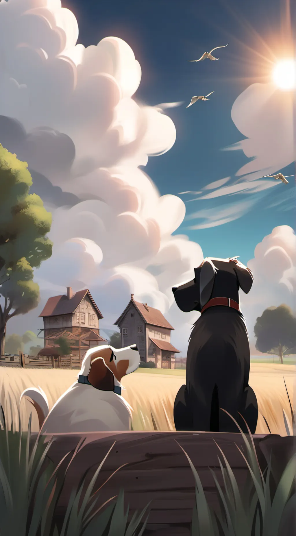 ai character: goodbye background