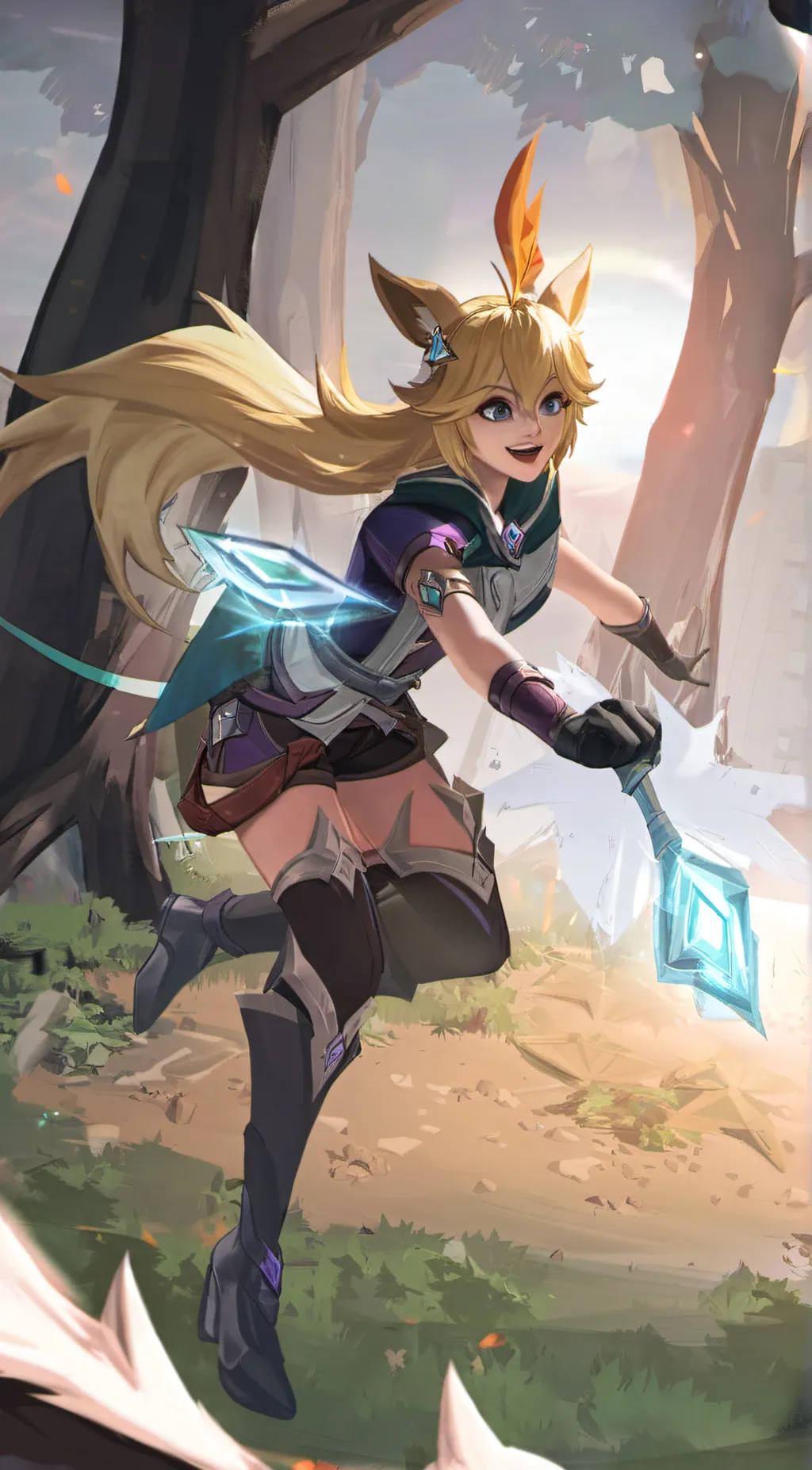 ai character: Aria background