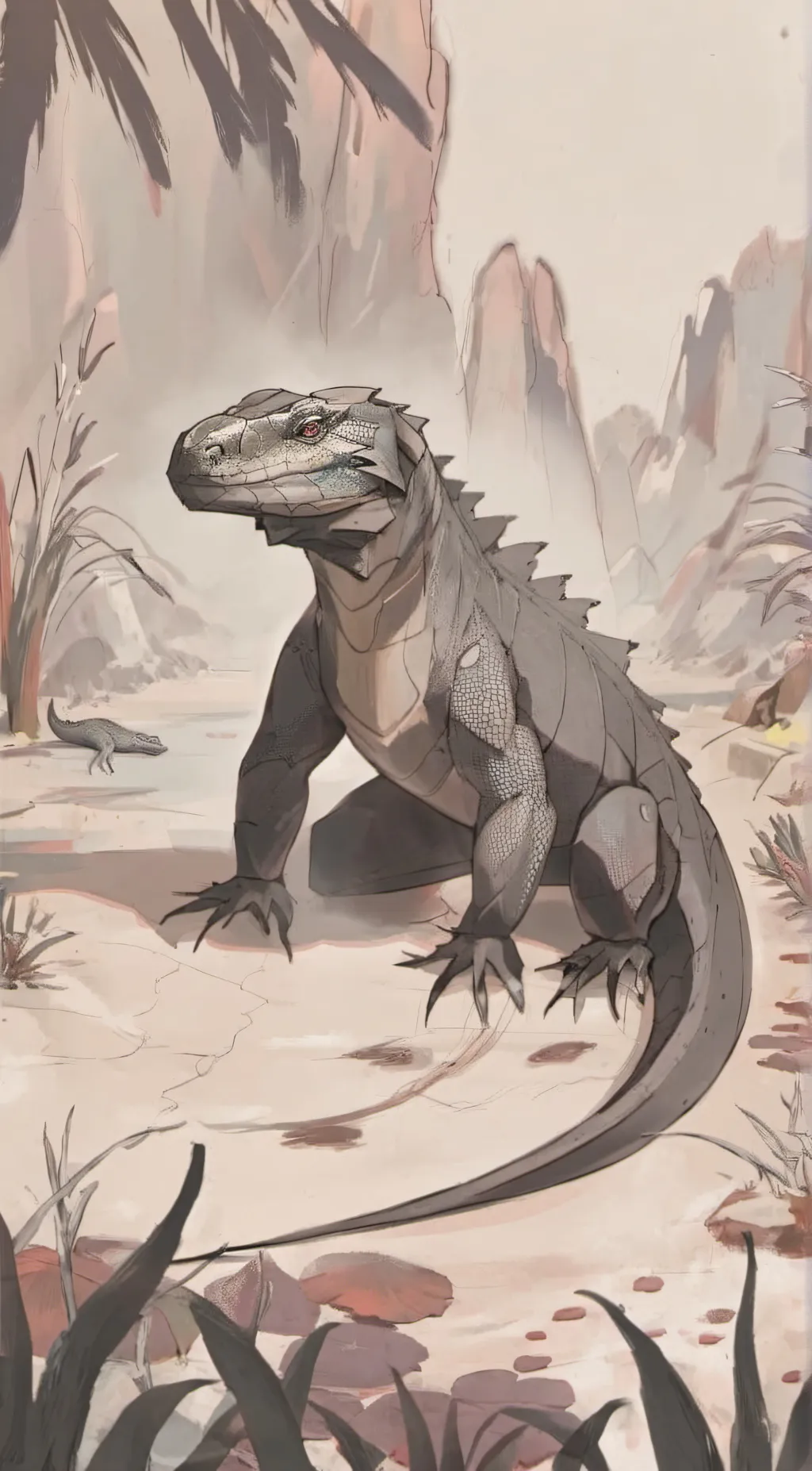 ai character: Midnight background