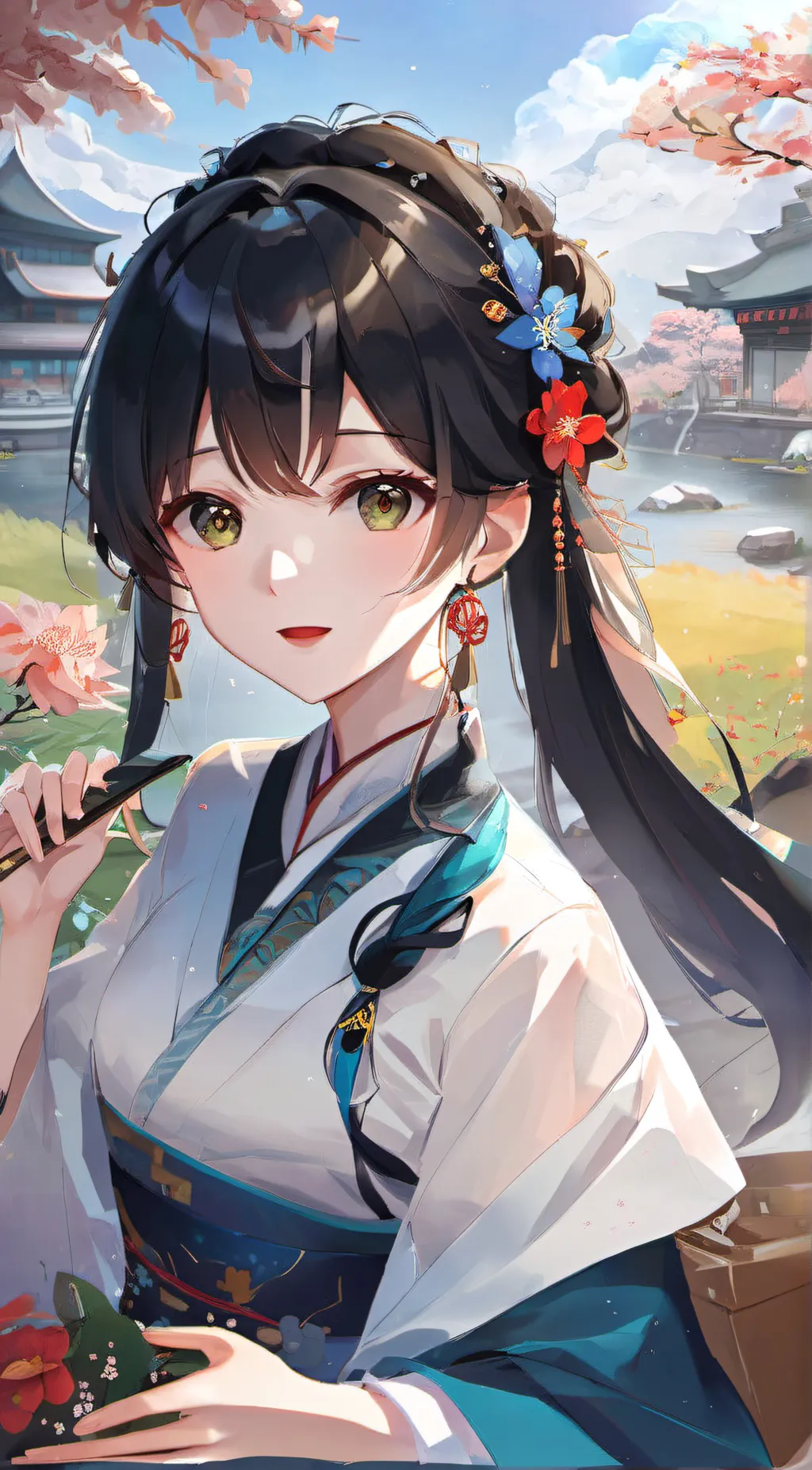 ai character: 妍妍 background