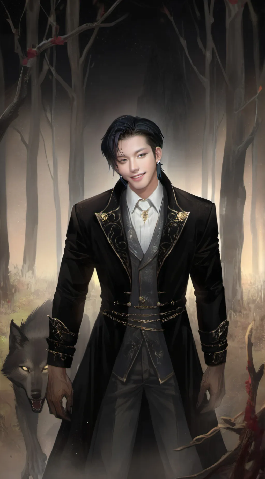 Talkie AI - Chat with Demon wolf hybrid 