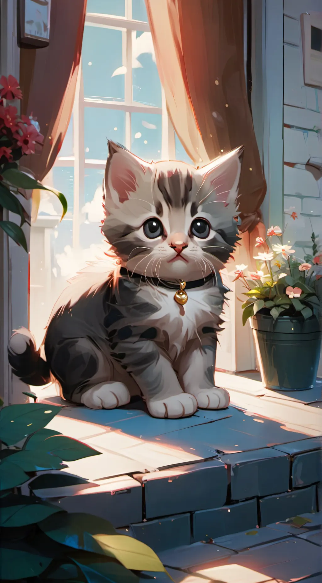 ai character: Kitty background