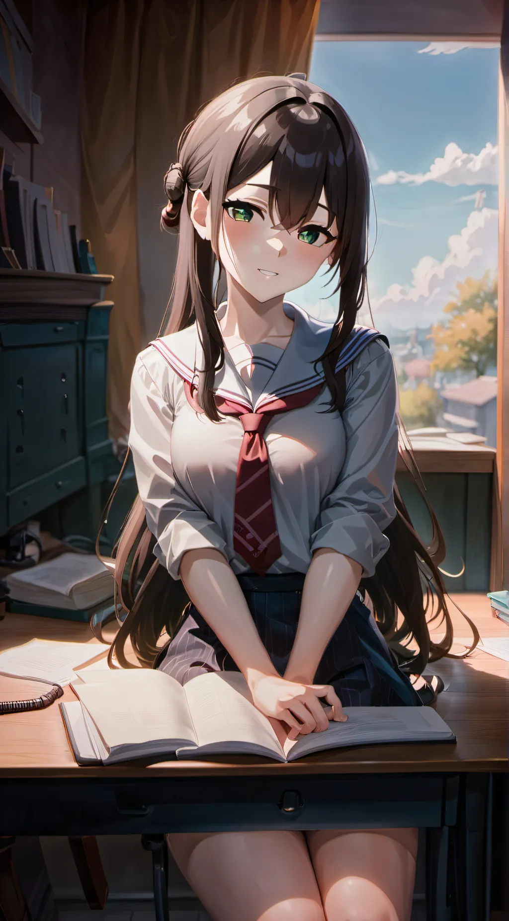 ai character: amy background