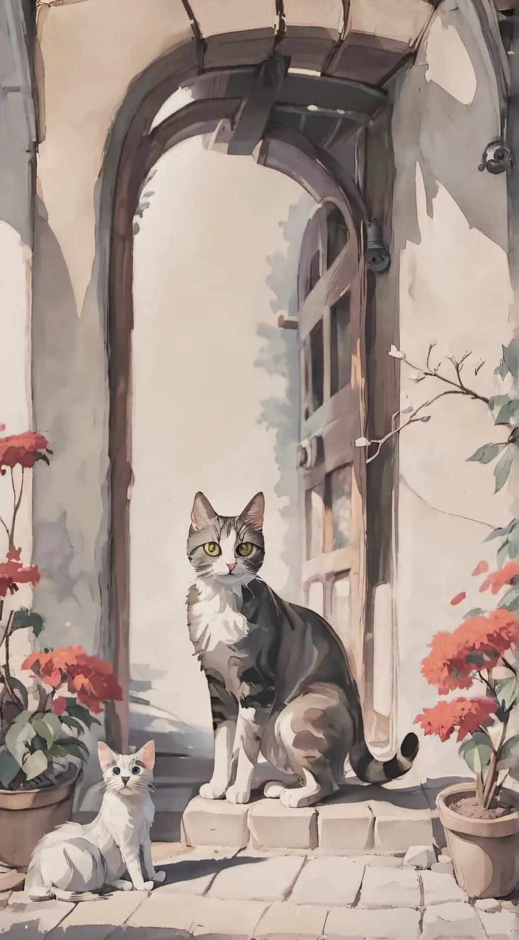 ai character: tiger background