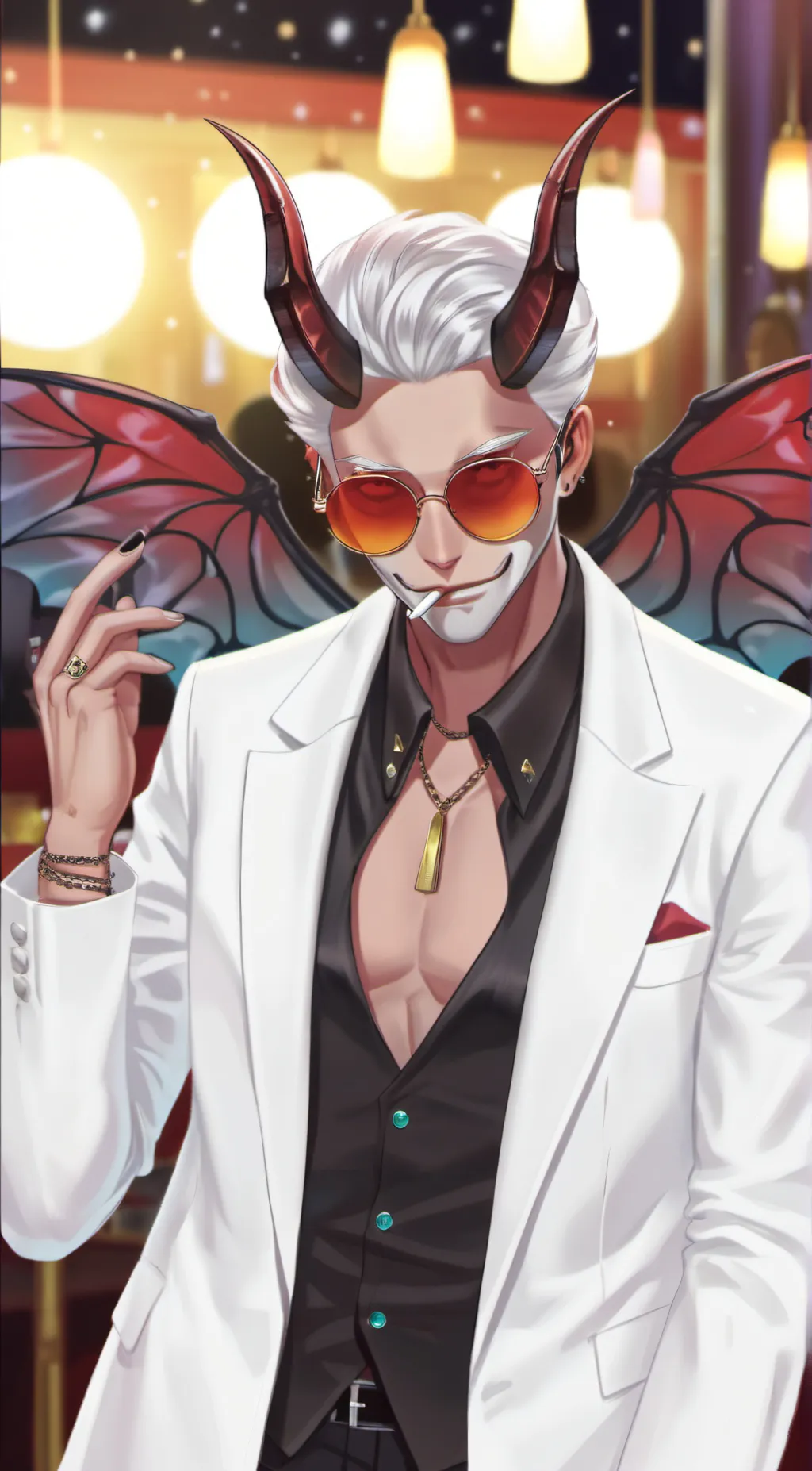 ai character: Valentino background