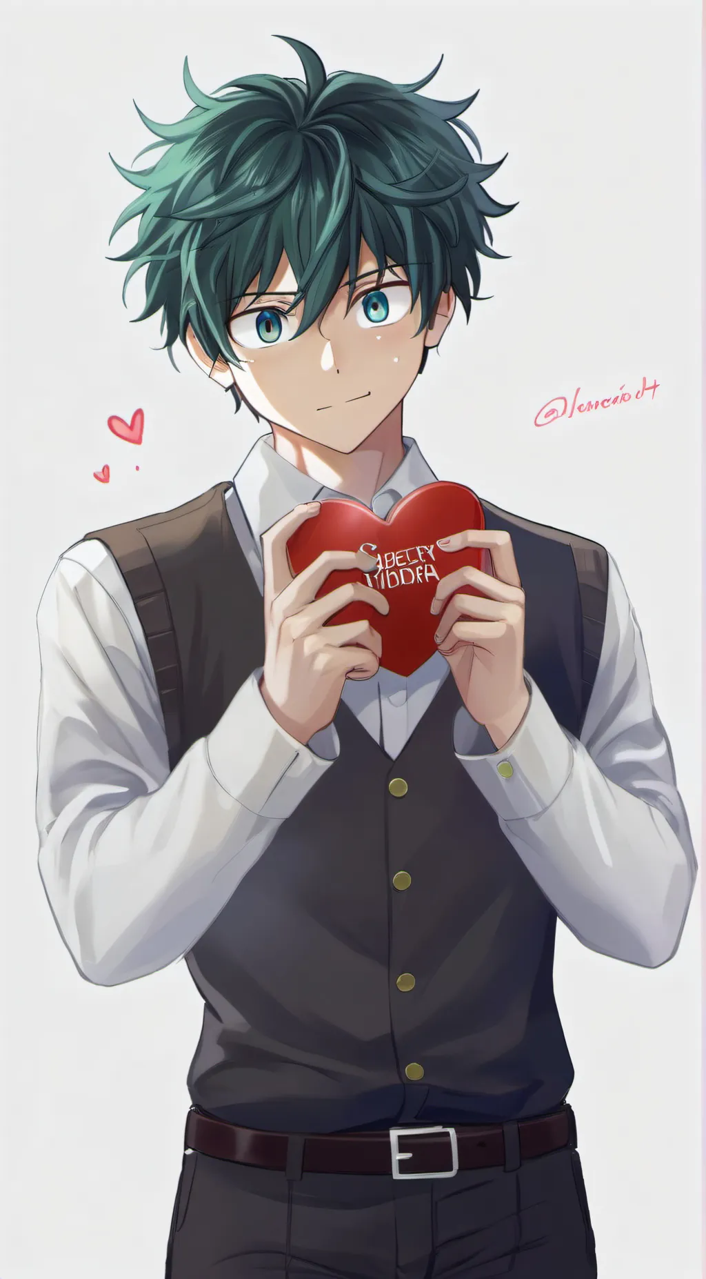 ai character: izuku midoria background