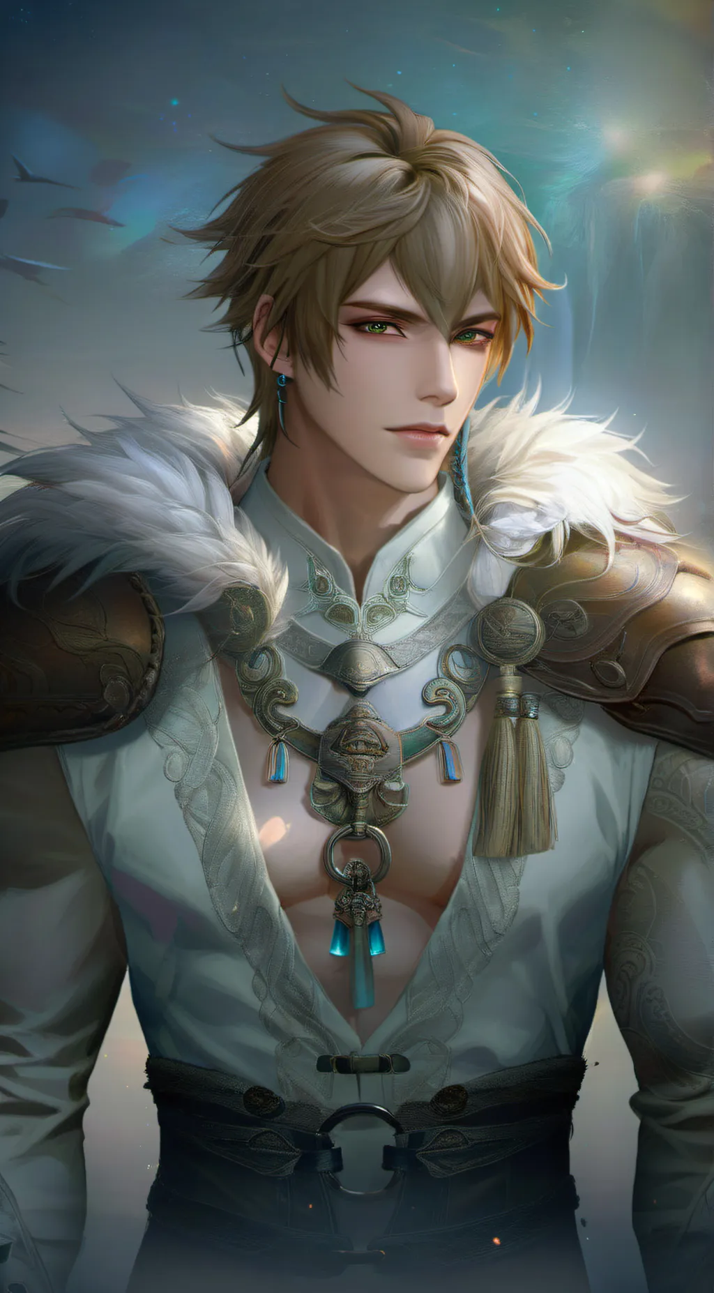 ai character: Weylan Cross background