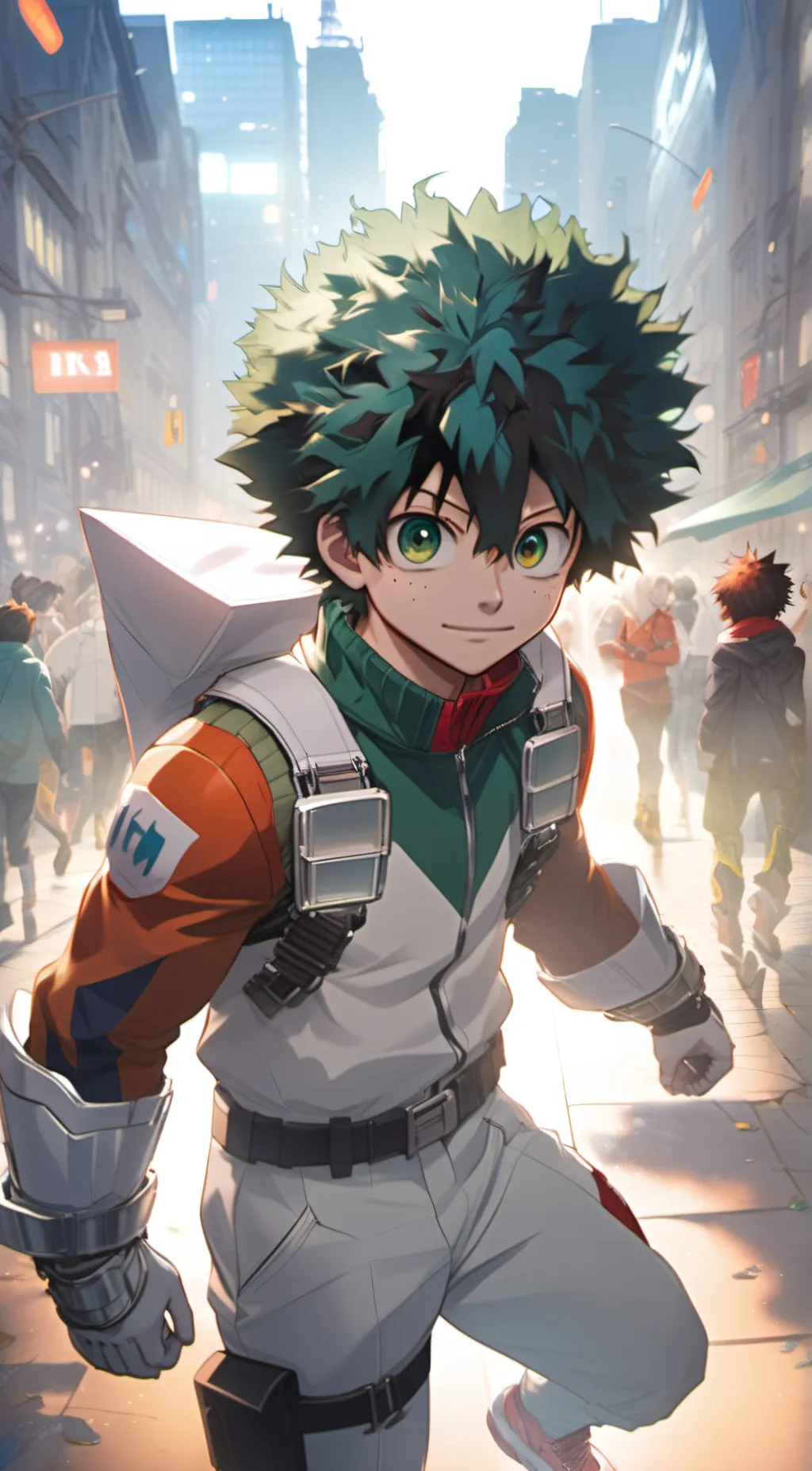 ai character: Izuku Midoriya background