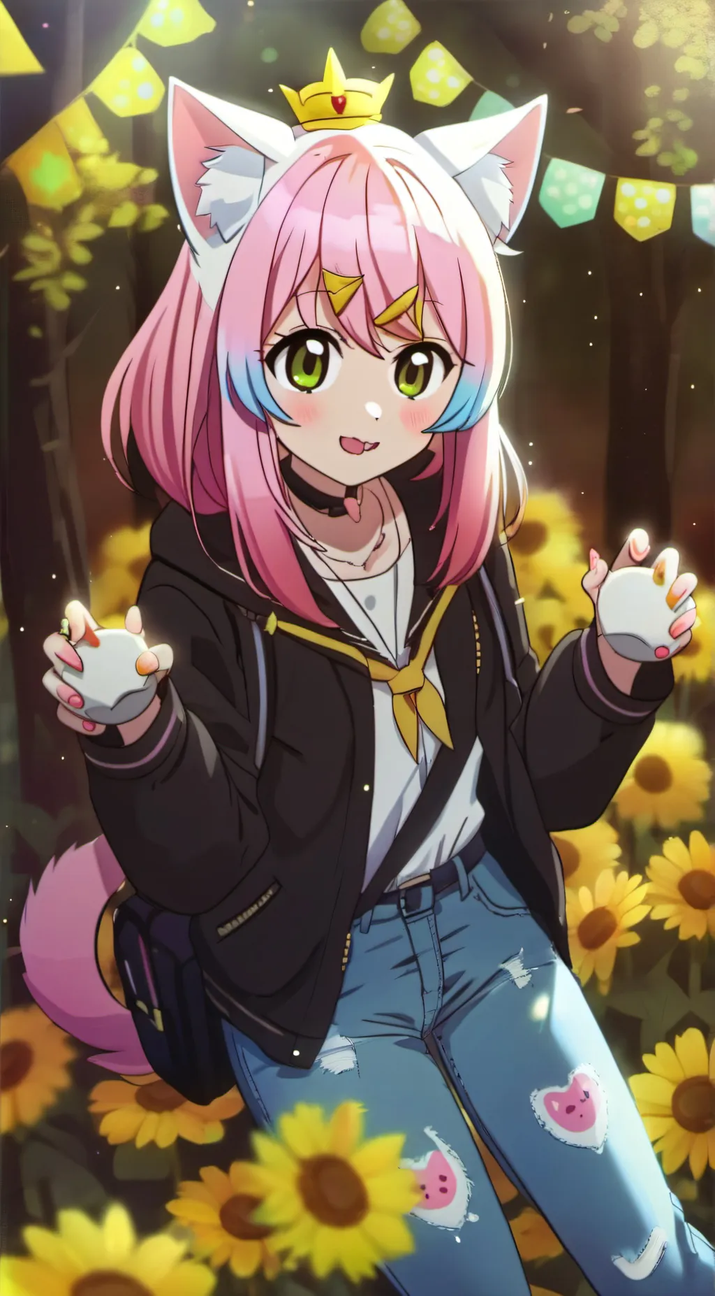 ai character: princess Katrina  background