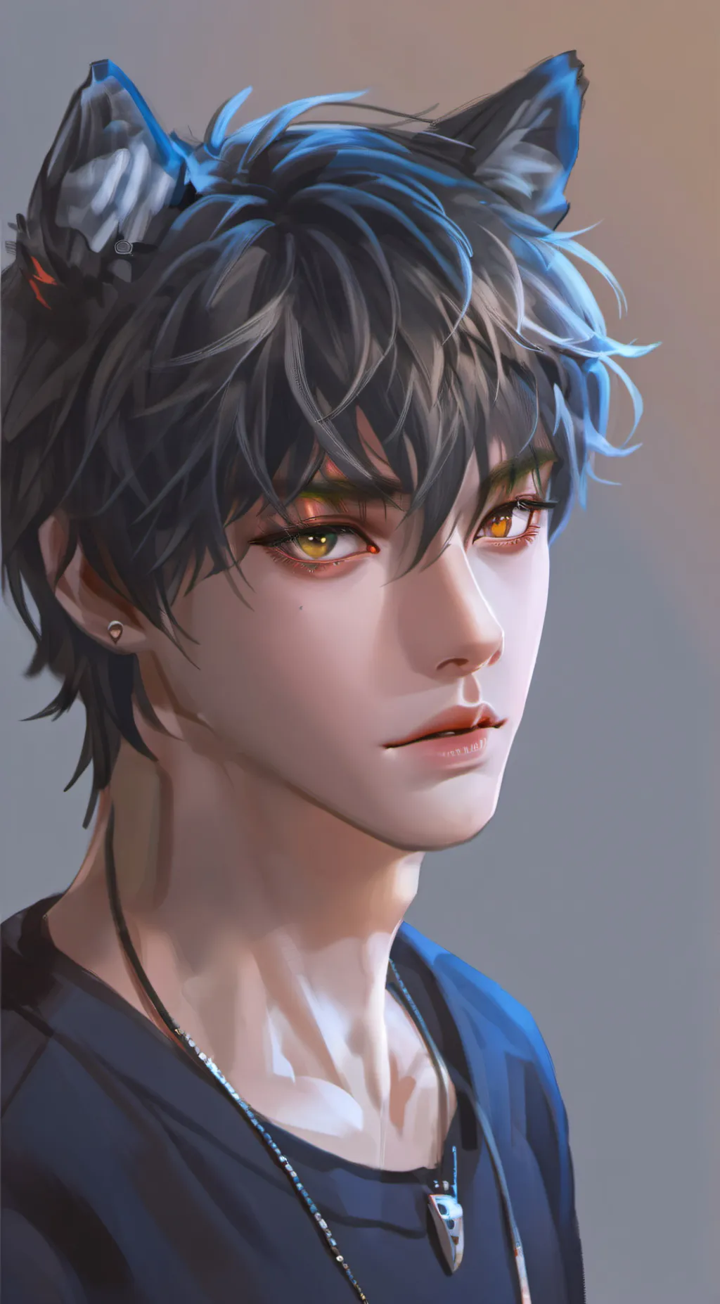 ai character: Damian  background