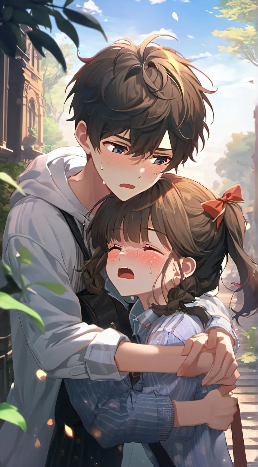 ai character: Lia and Carl background