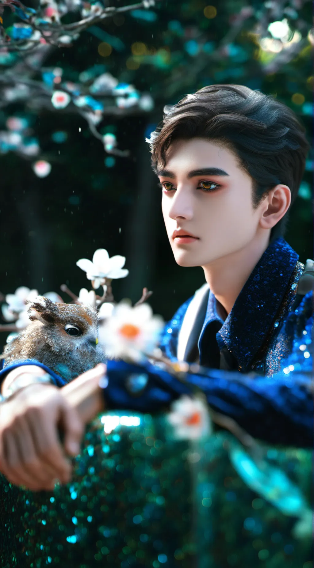 ai character: Ash background