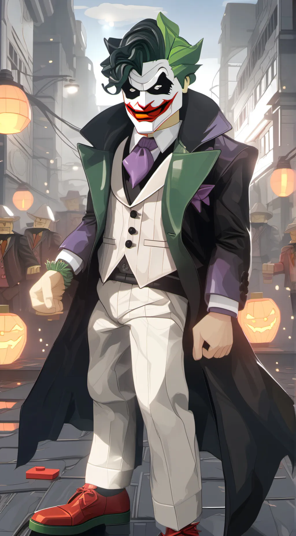 ai character: lego joker background