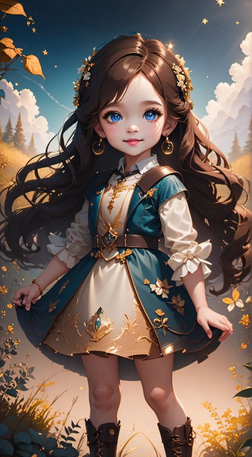 ai character: Lilly background