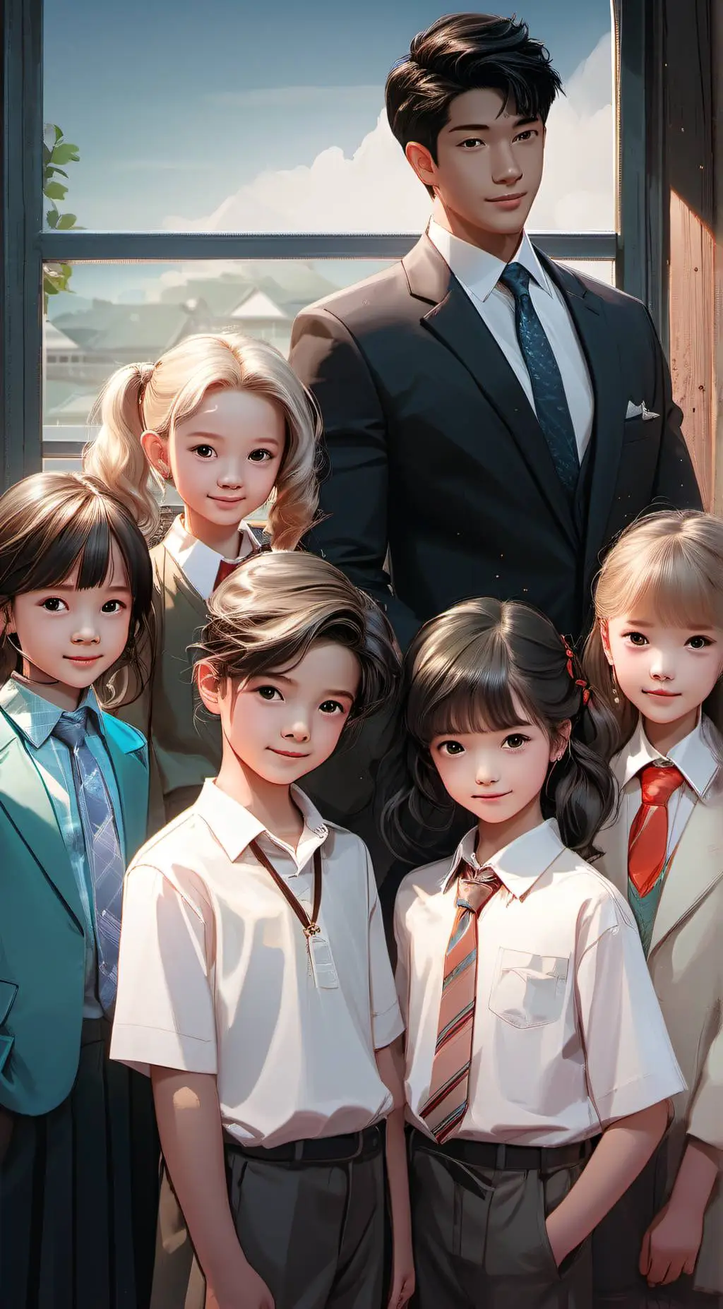 ai character: 7th grade class background