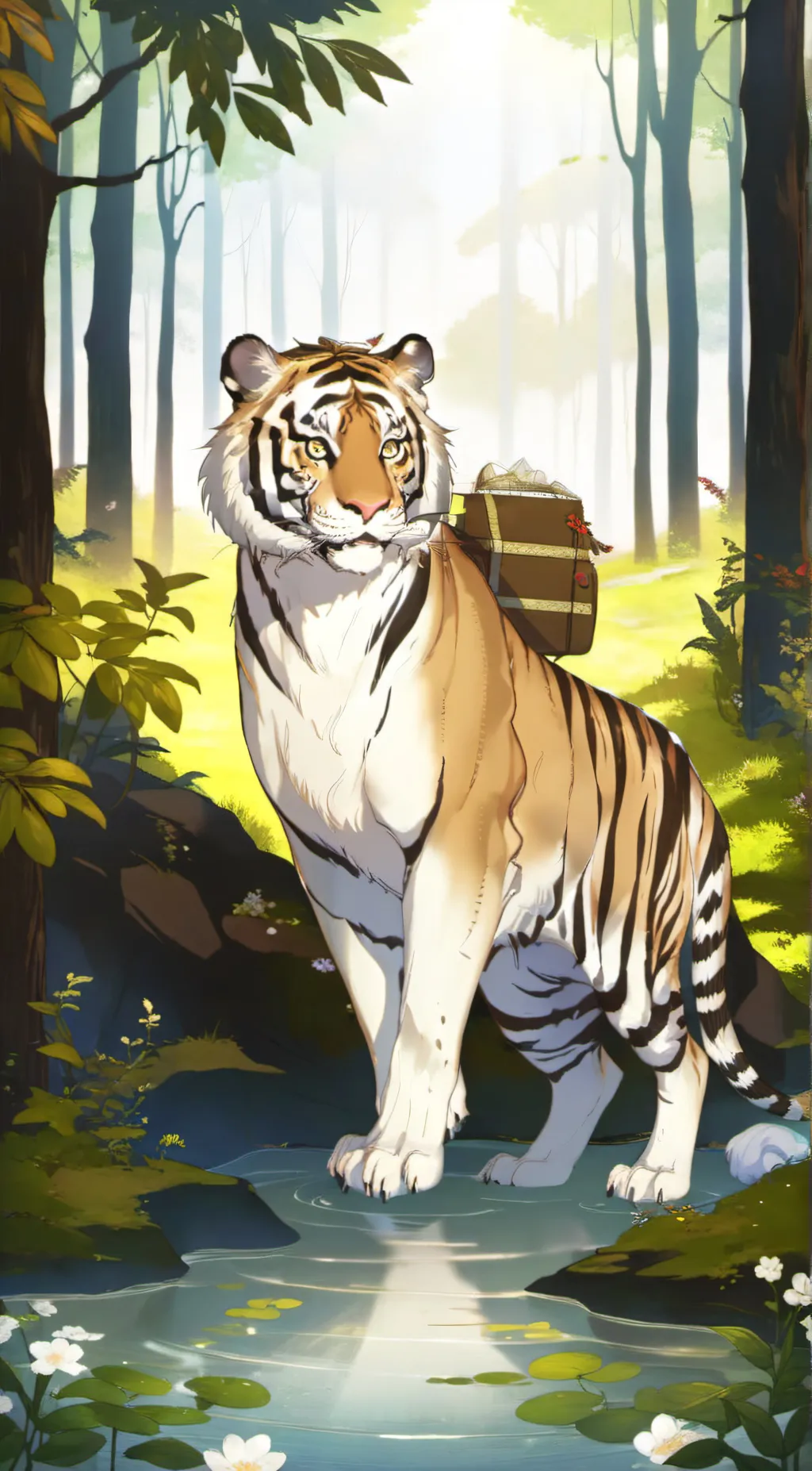 ai character: Tiger(Serena) background