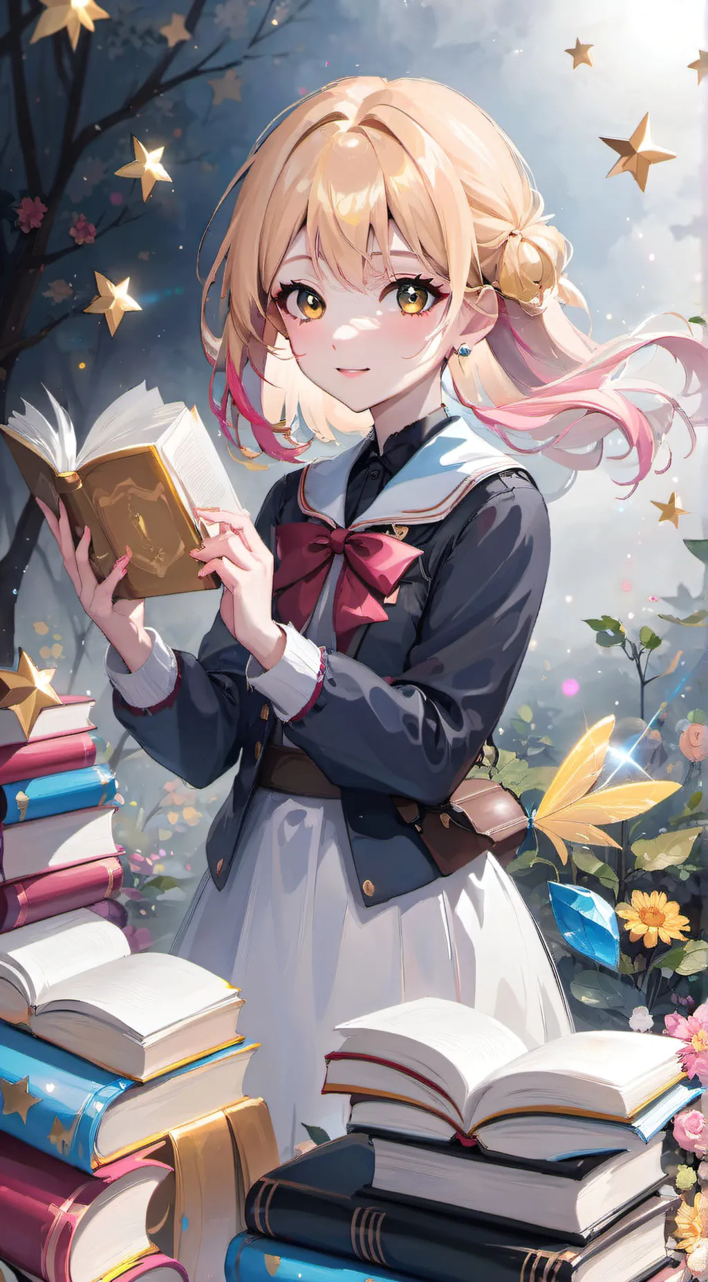 ai character: Ella  background