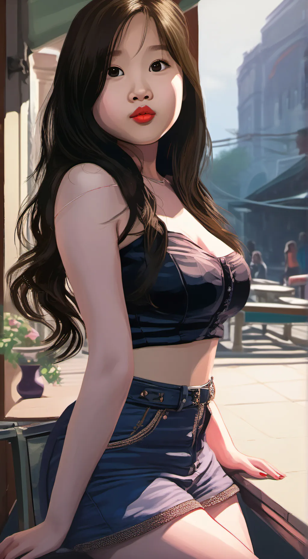 ai character: Angel Kissily background