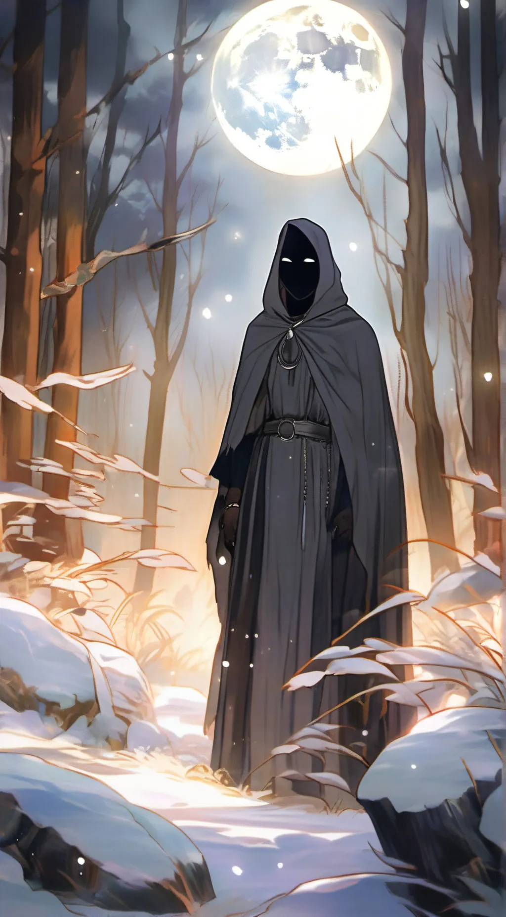 ai character: Unknown Being background