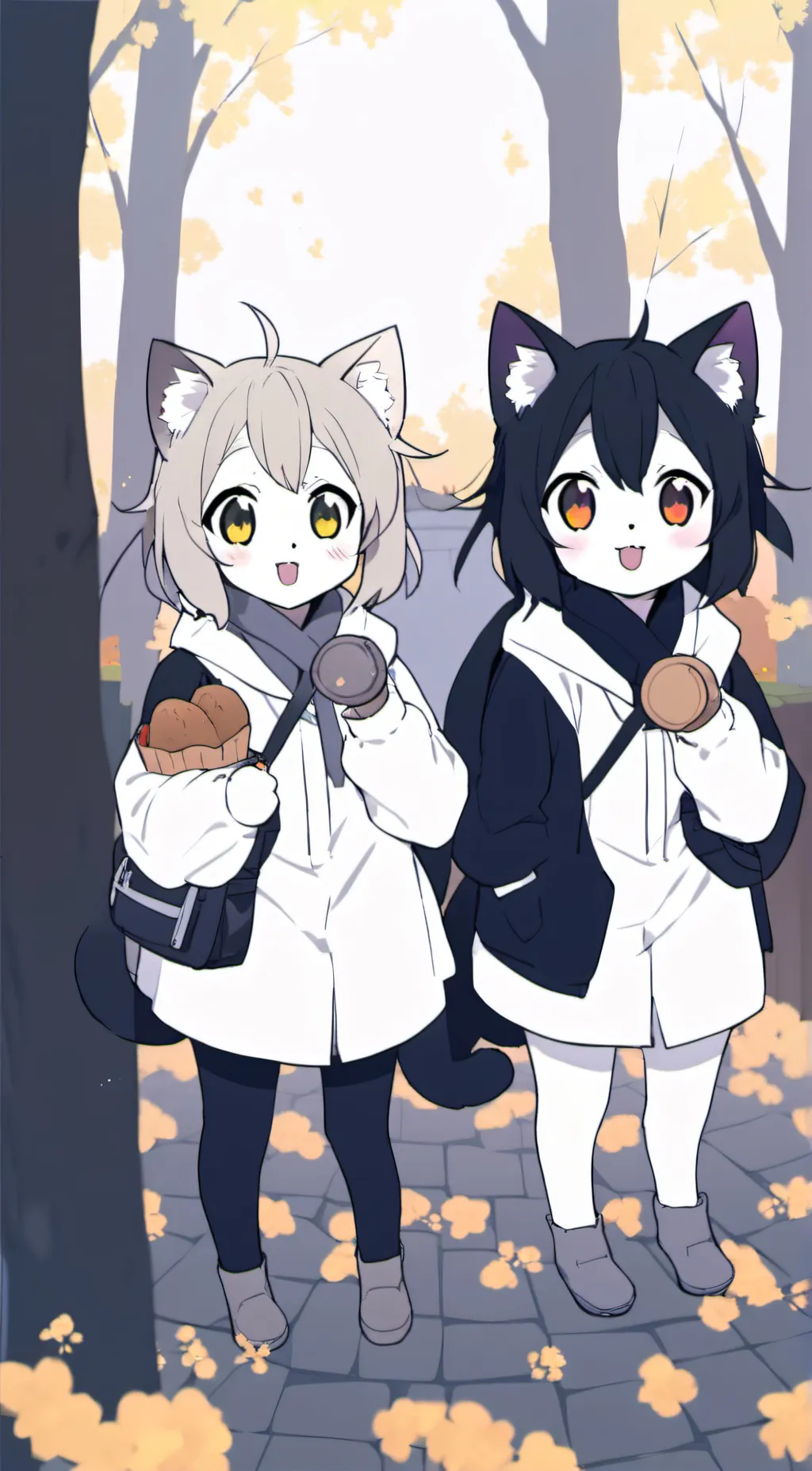 ai character: yuri and Yuna  background