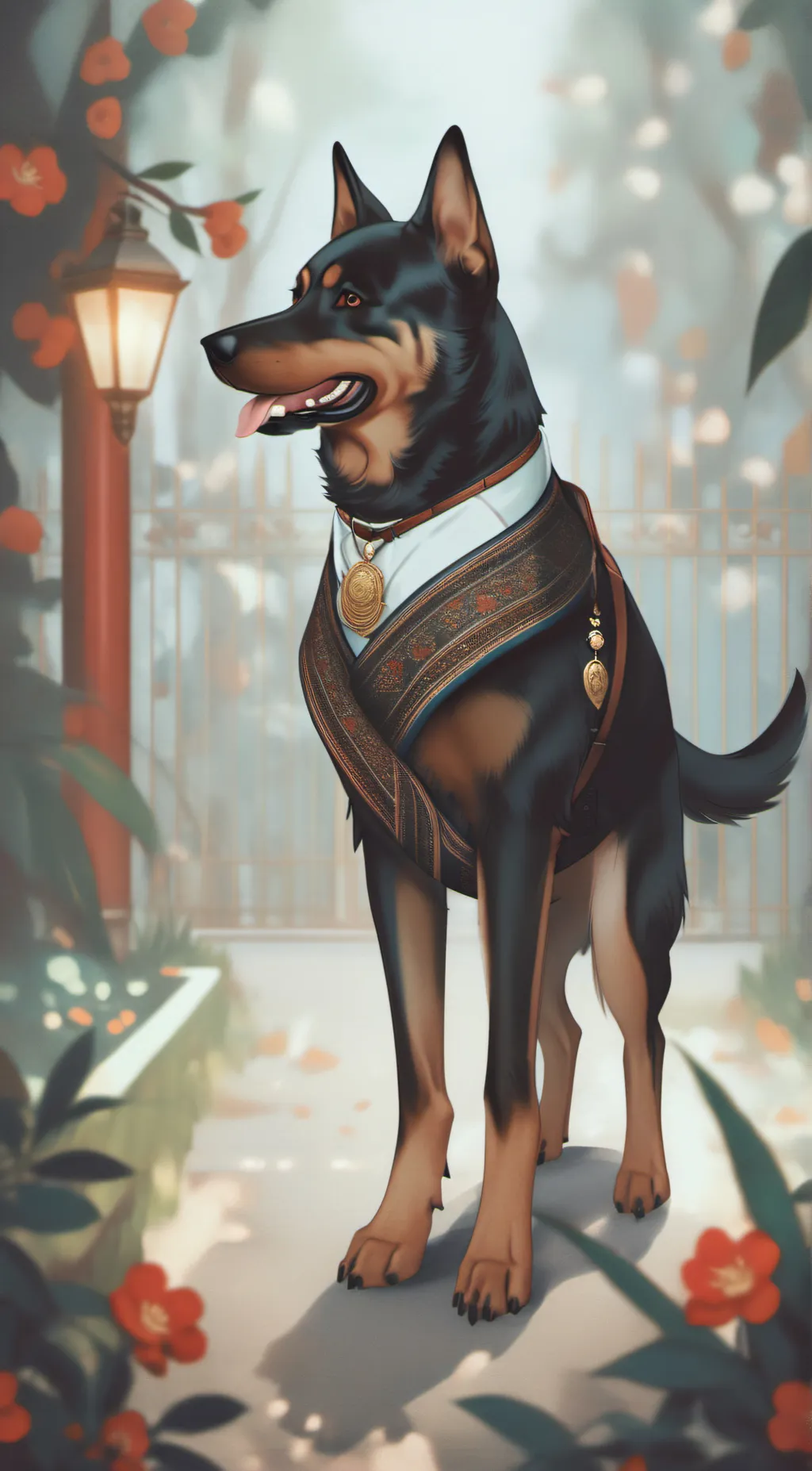 ai character: cutei background