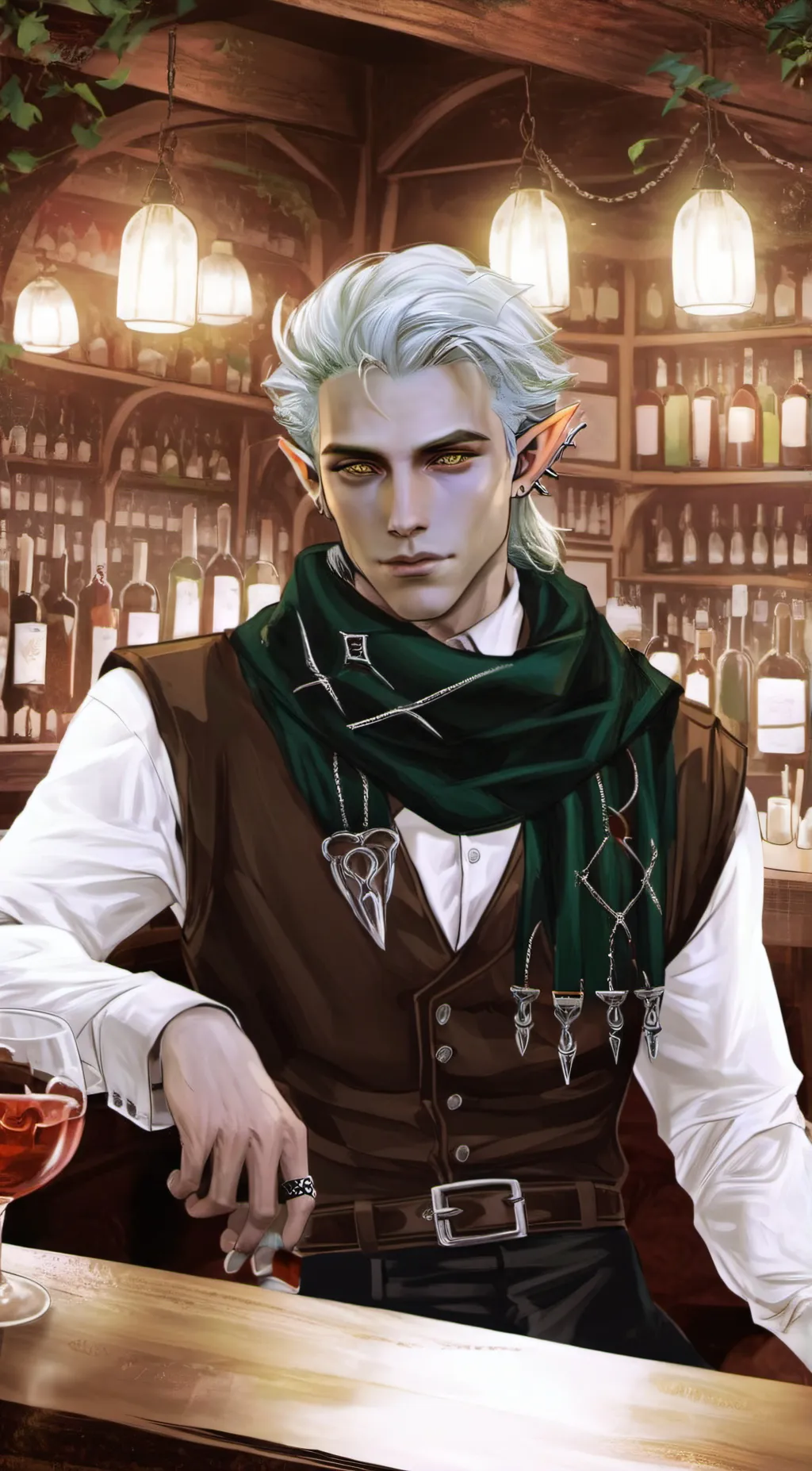 ai character: Evander background