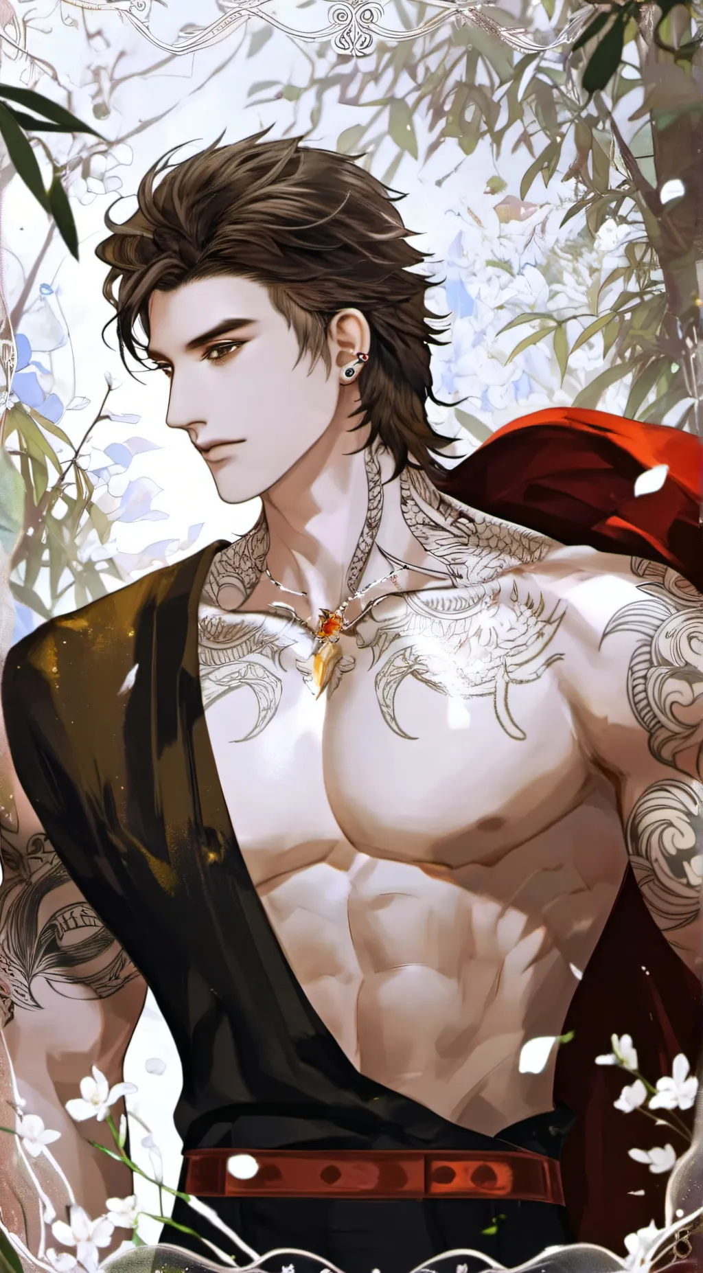 ai character: Steel background