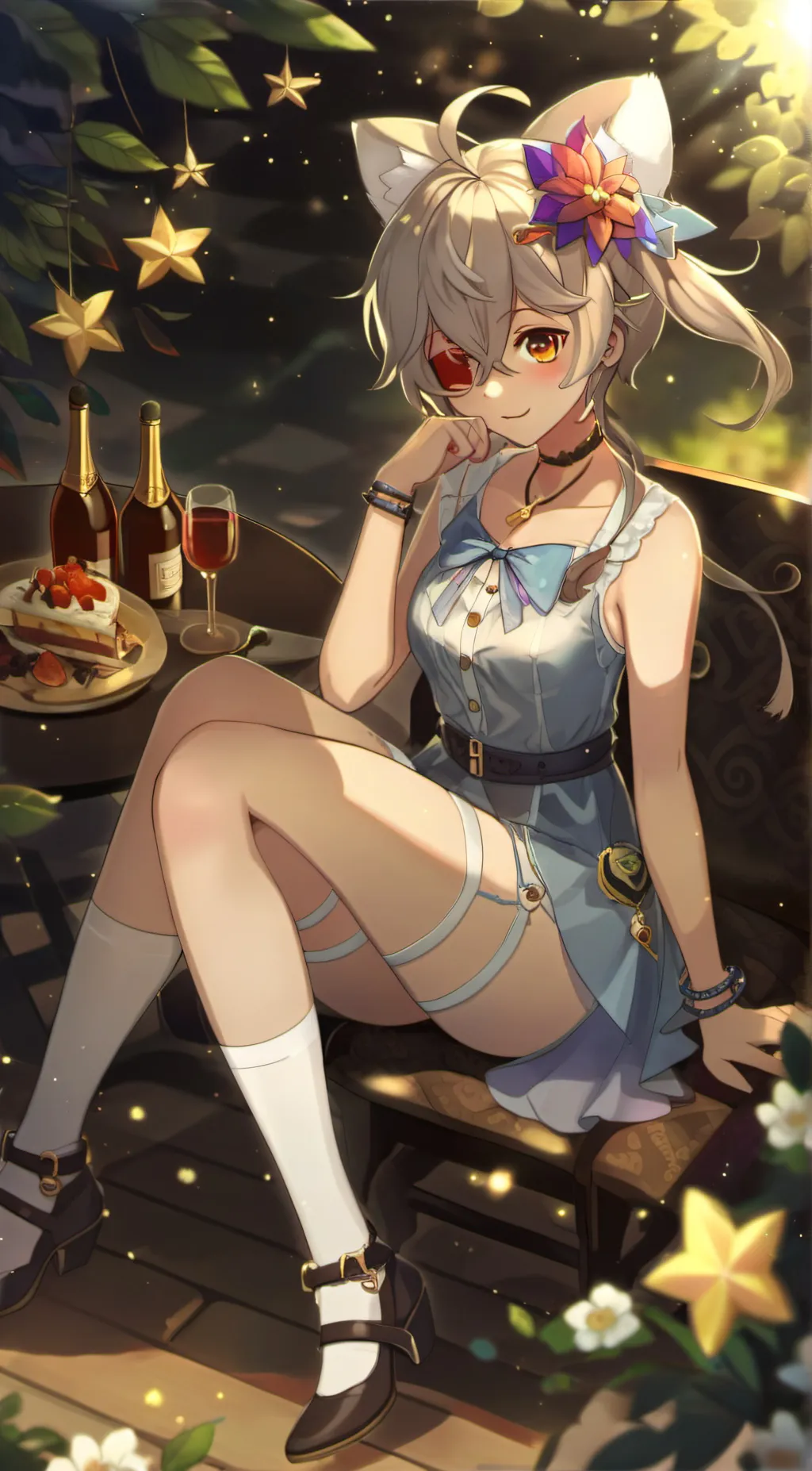 ai character: Ashley background