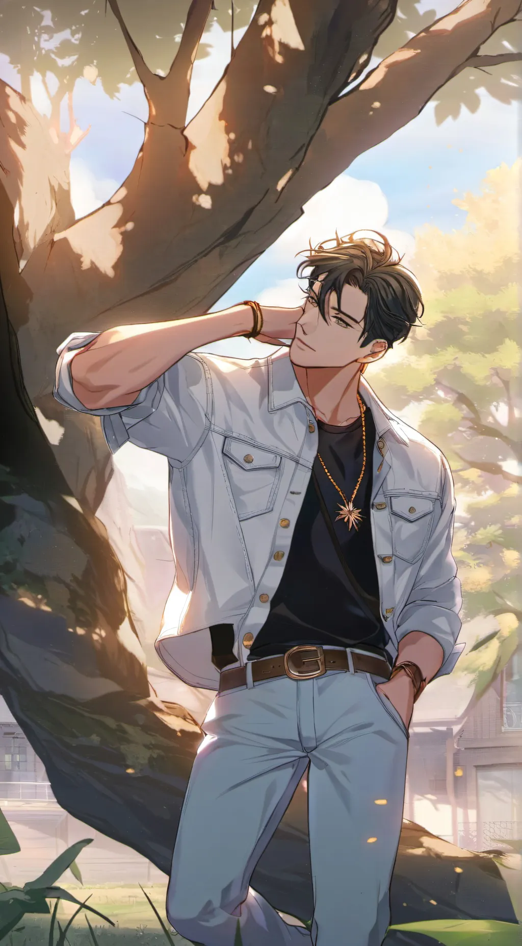 ai character: devin background